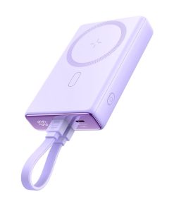 20W磁吸支架無線充自帶線行動電源10000mAh