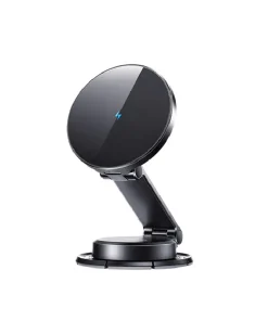 全金屬磁吸無線充車載支架